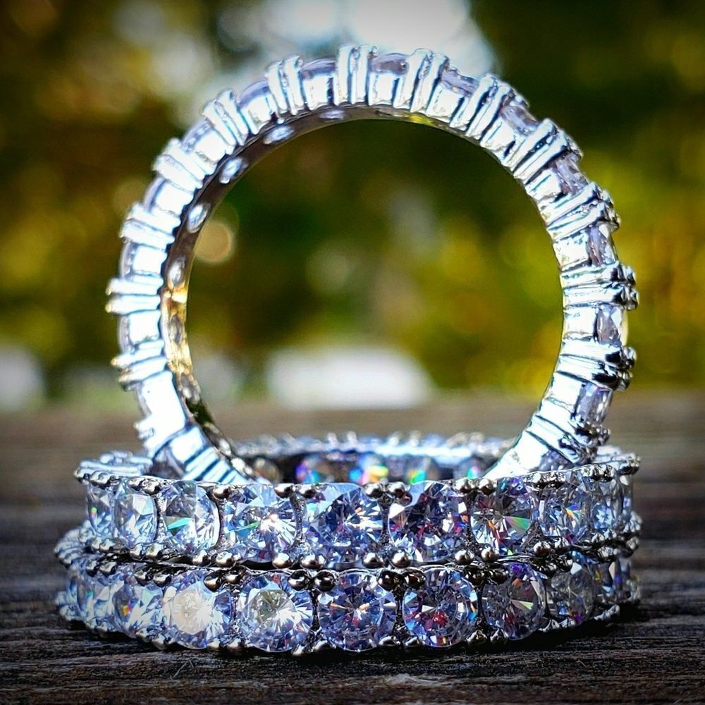Iced Out Eternity Hip Hop Ring